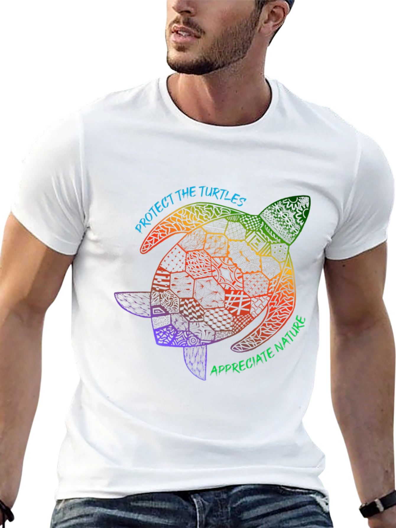 Protect Turtles Graphic Tee - Nature Lover T-Shirt