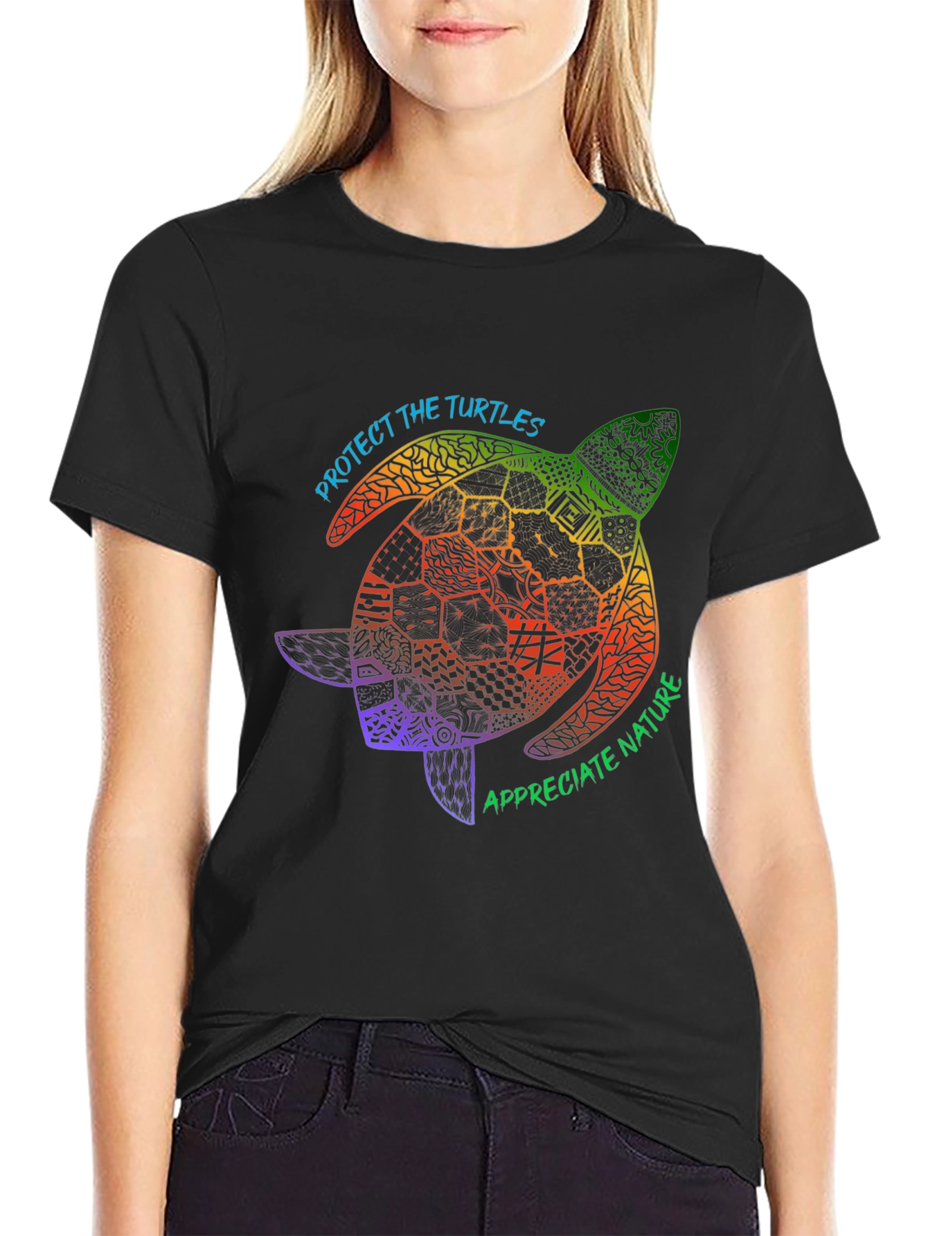 Protect Turtles Graphic Tee - Nature Lover T-Shirt