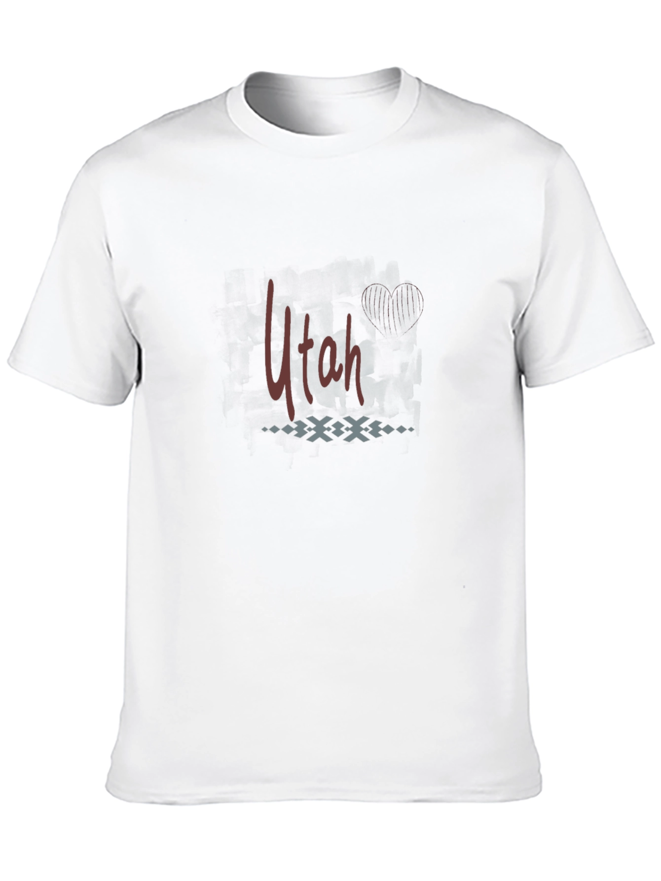 Utah Graphic Print Black T-Shirt
