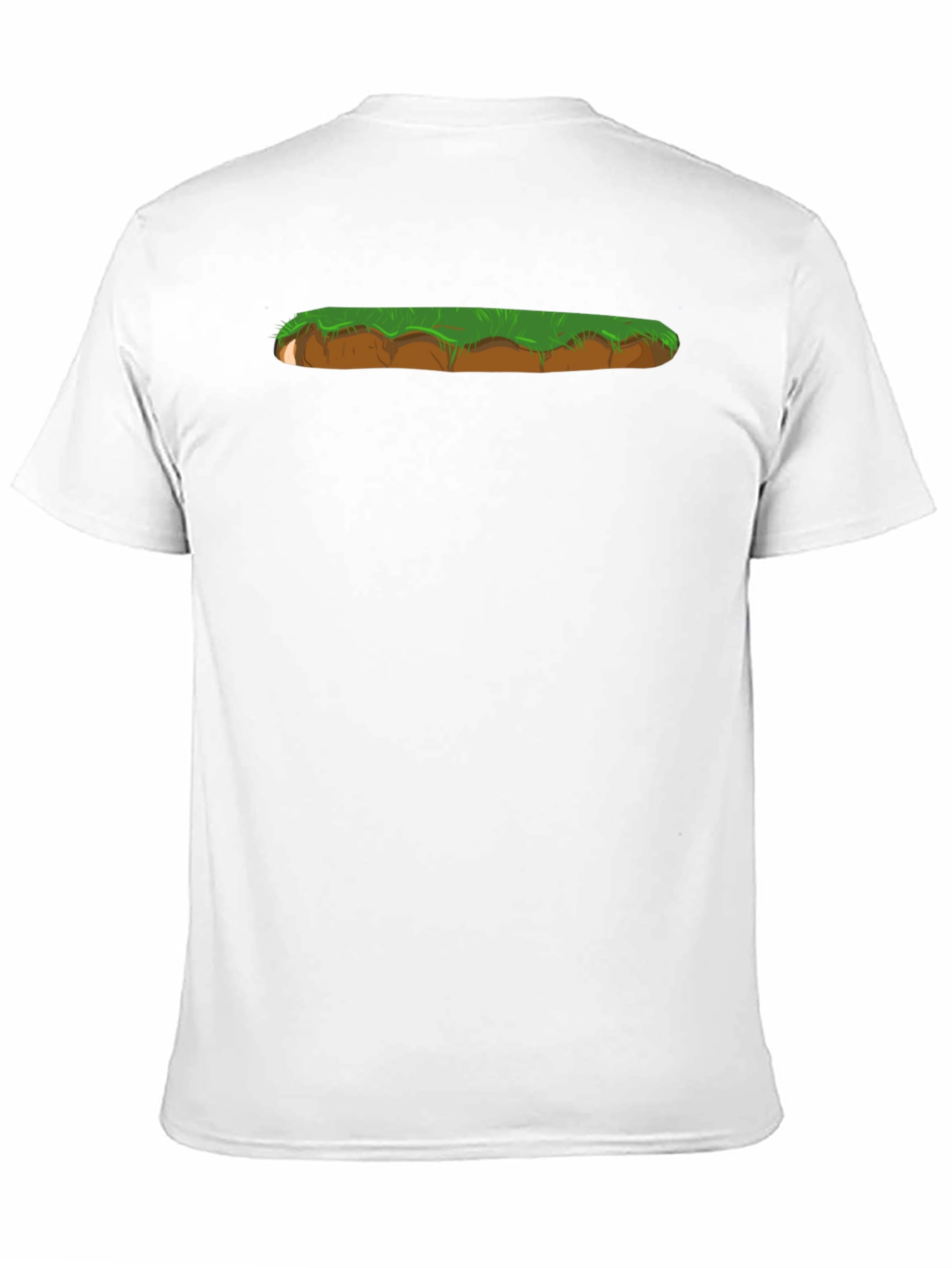 Cartoon Landscape Graphic Print Black T-Shirt