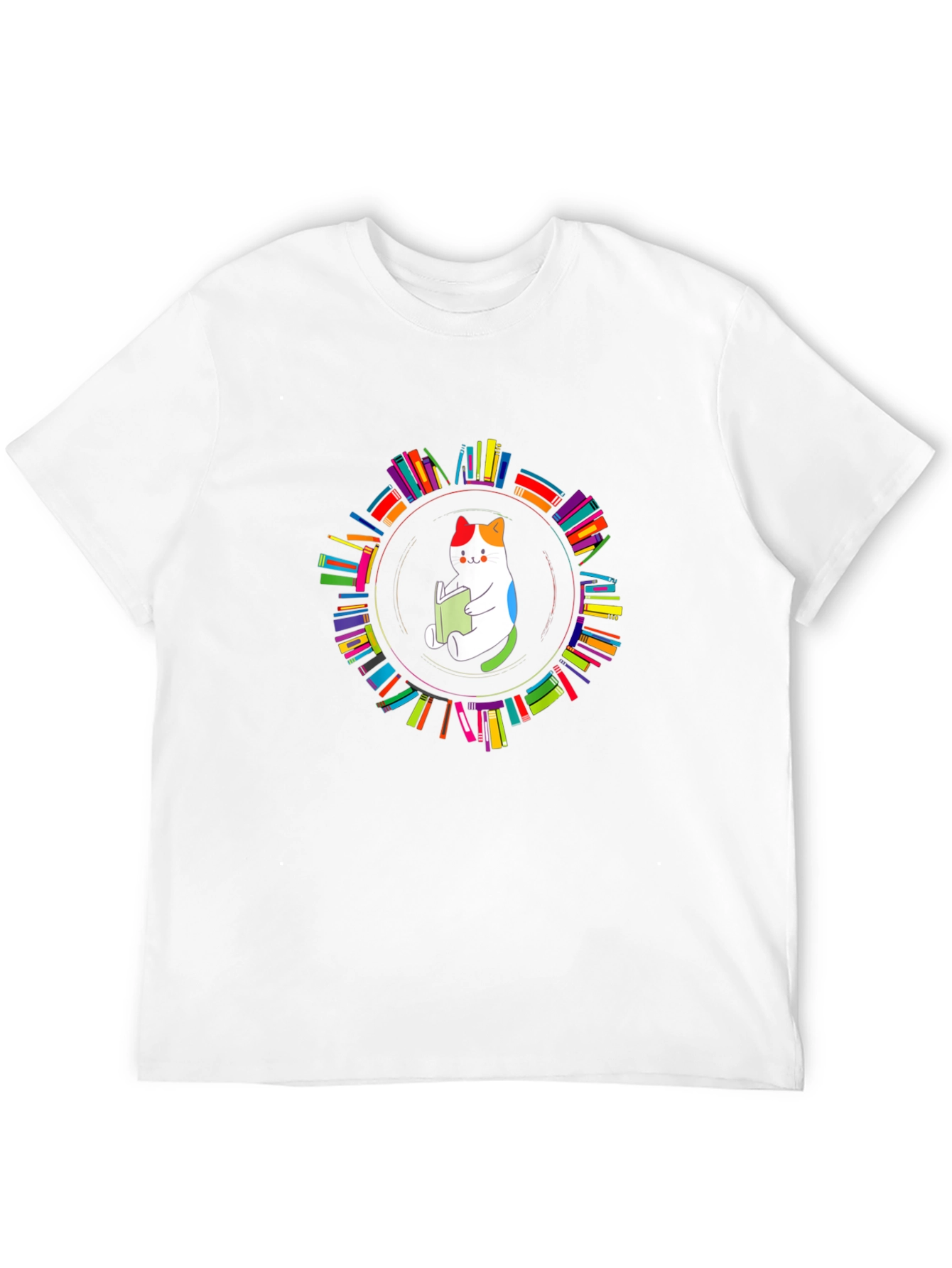 Bookworm Cat T-Shirt