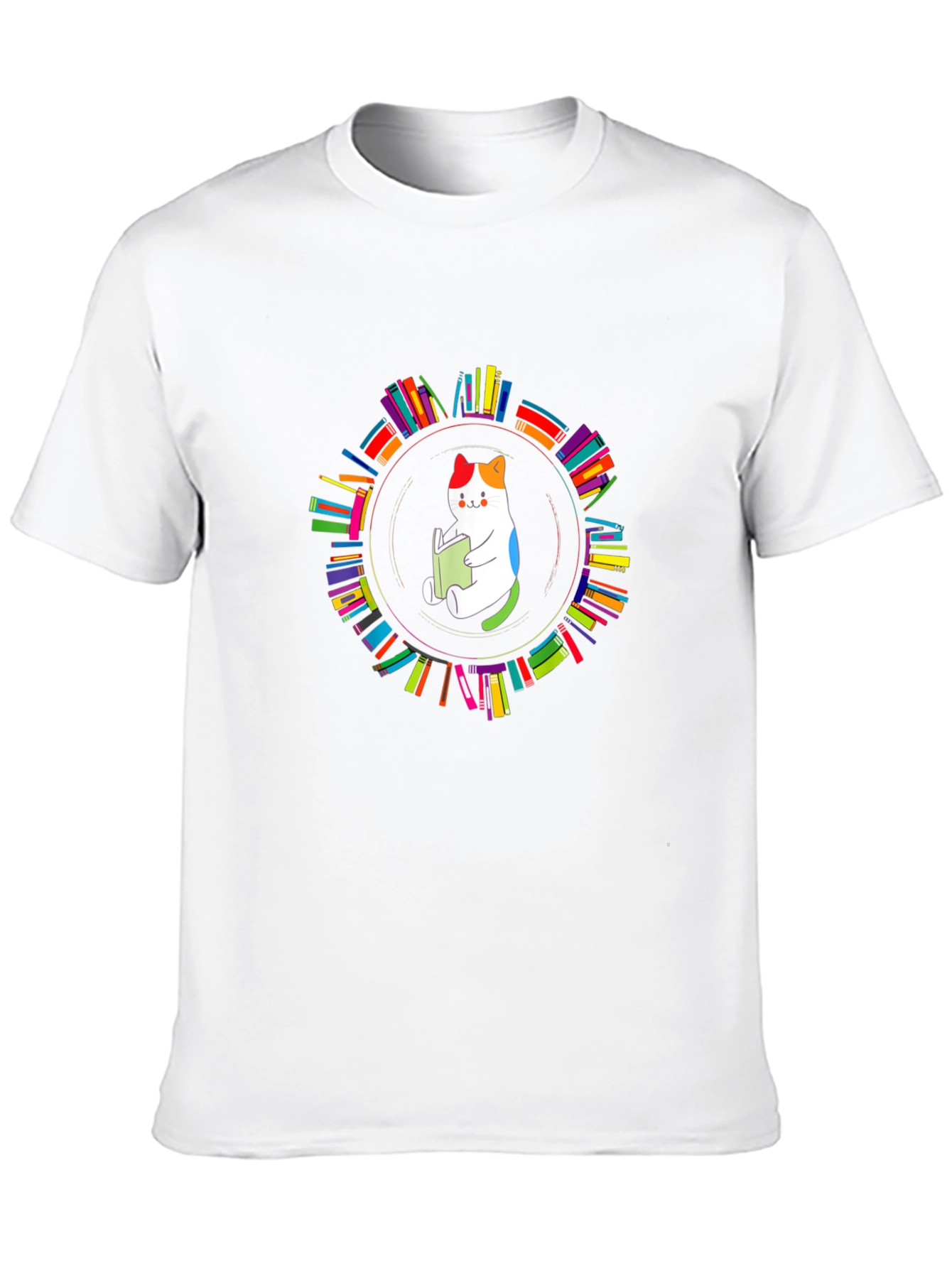 Bookworm Cat T-Shirt