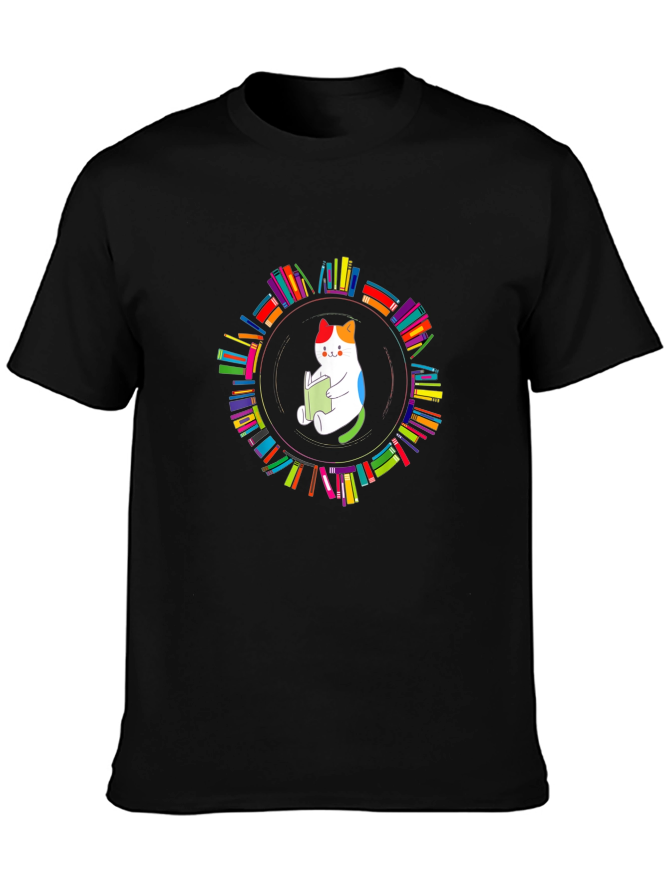 Bookworm Cat T-Shirt