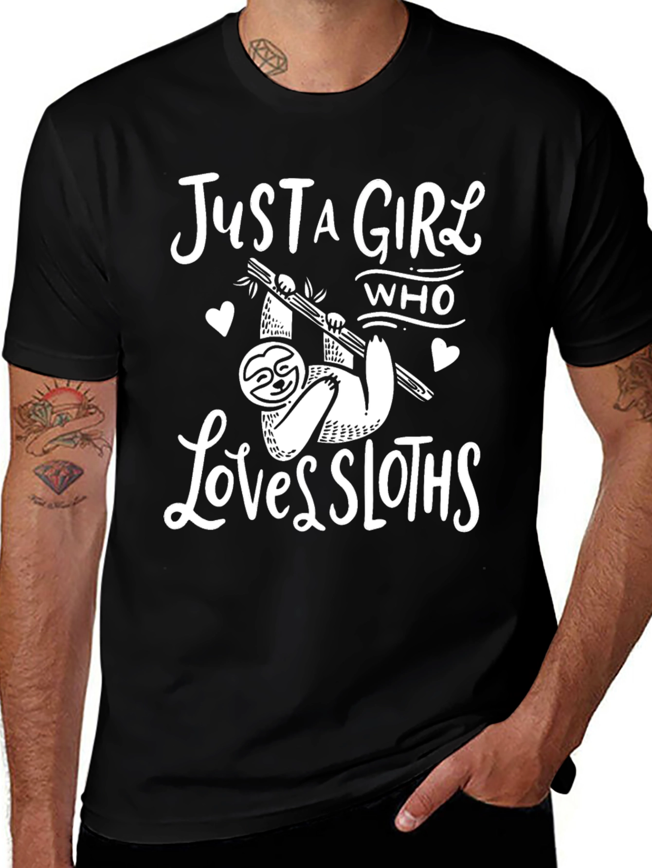 Just a Girl Who Loves Sloths T-Shirt