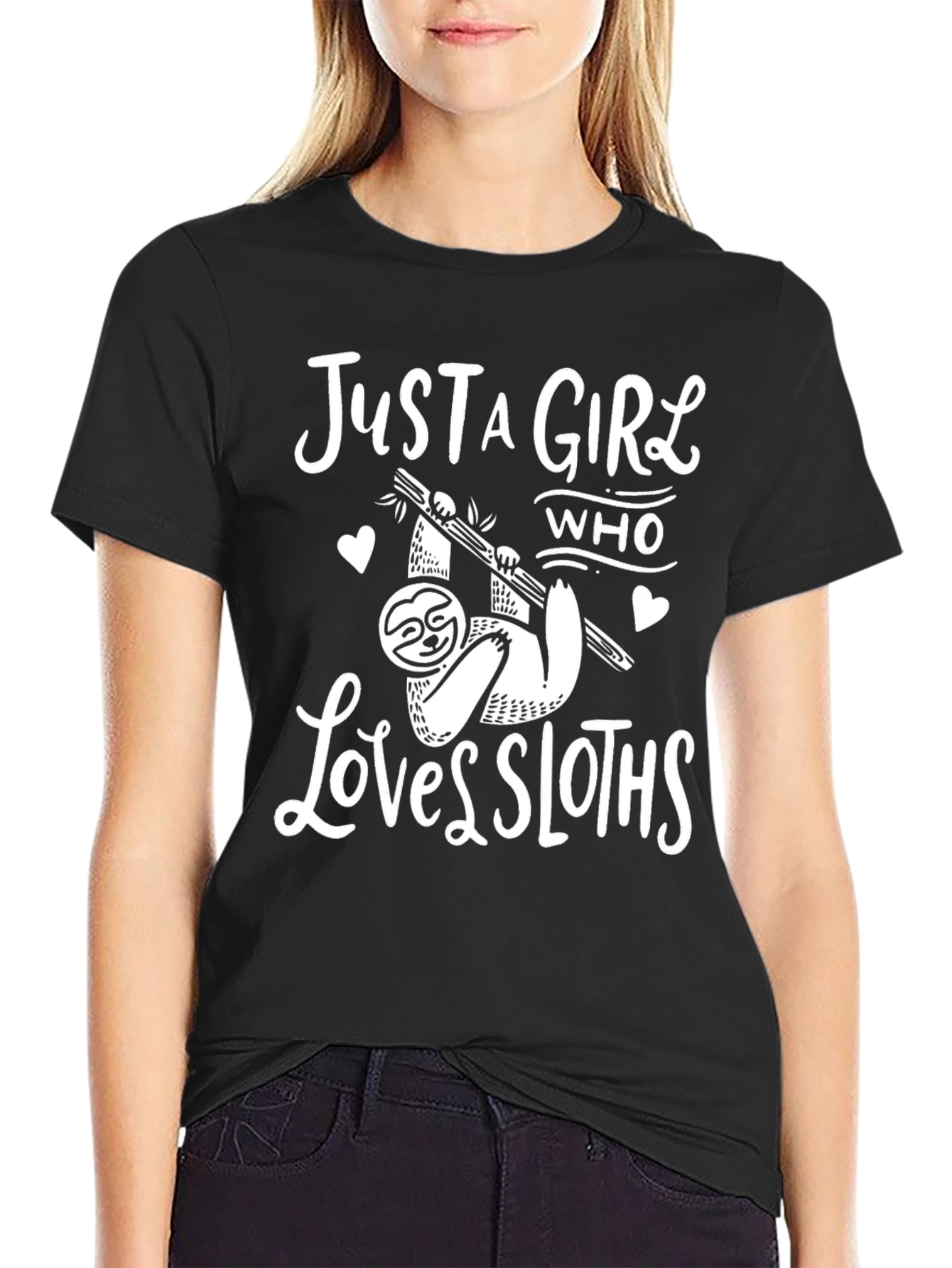 Just a Girl Who Loves Sloths T-Shirt