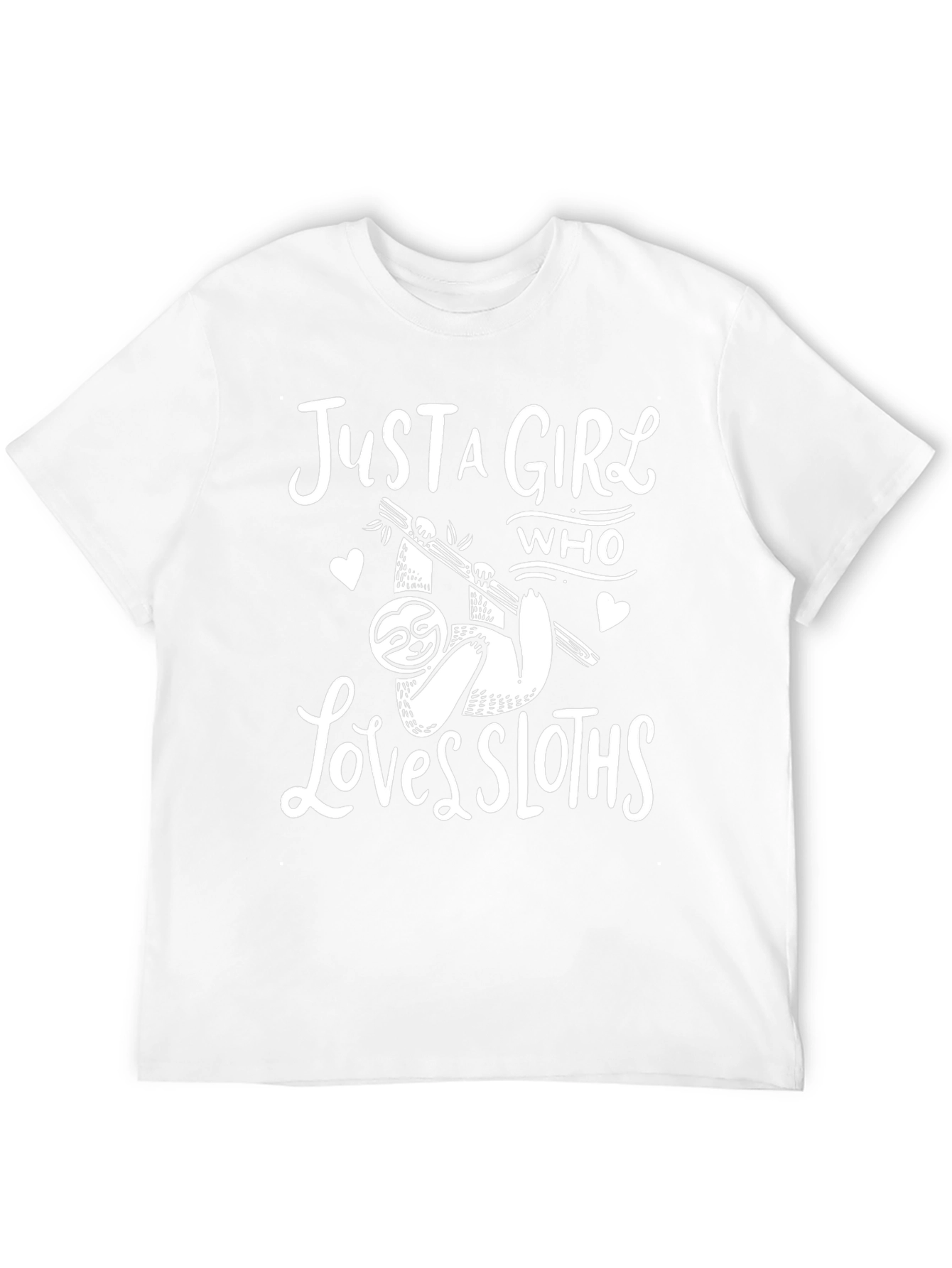 Just a Girl Who Loves Sloths T-Shirt