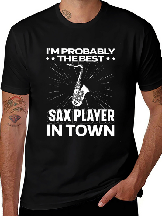 Best Sax Player T-Shirt - Music Lover Tee