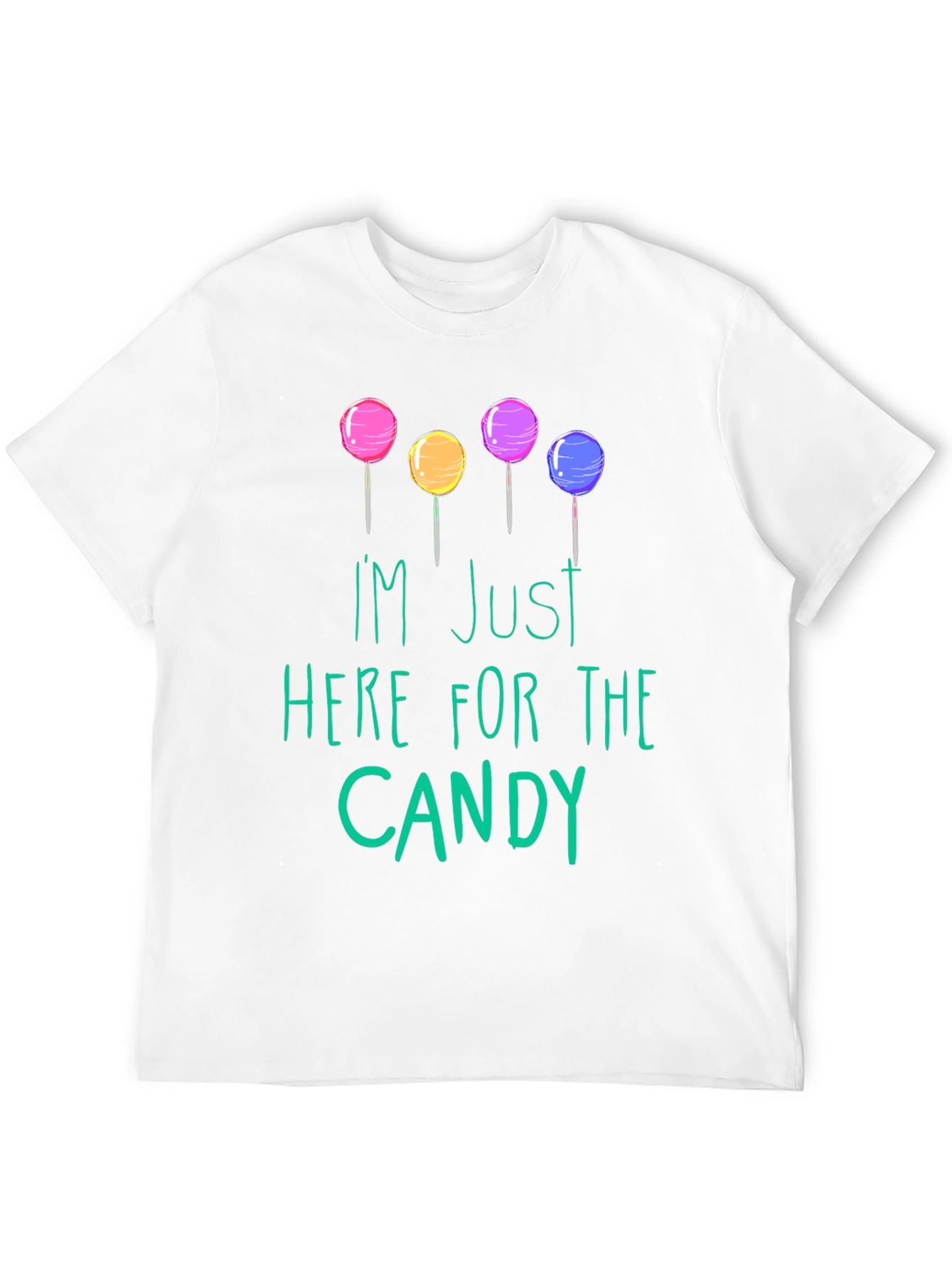 Im Just Here For The Candy Graphic Tee