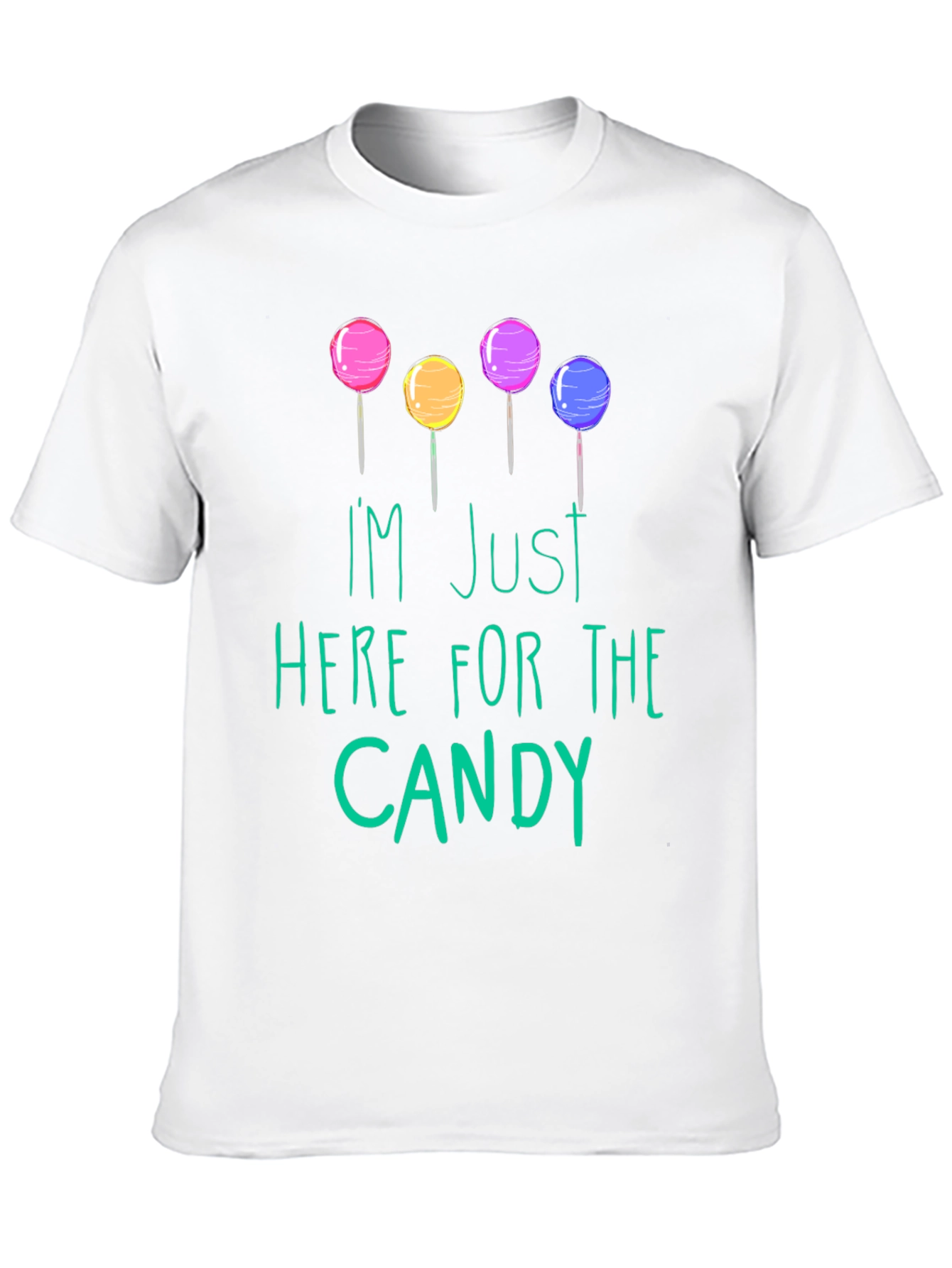 Im Just Here For The Candy Graphic Tee