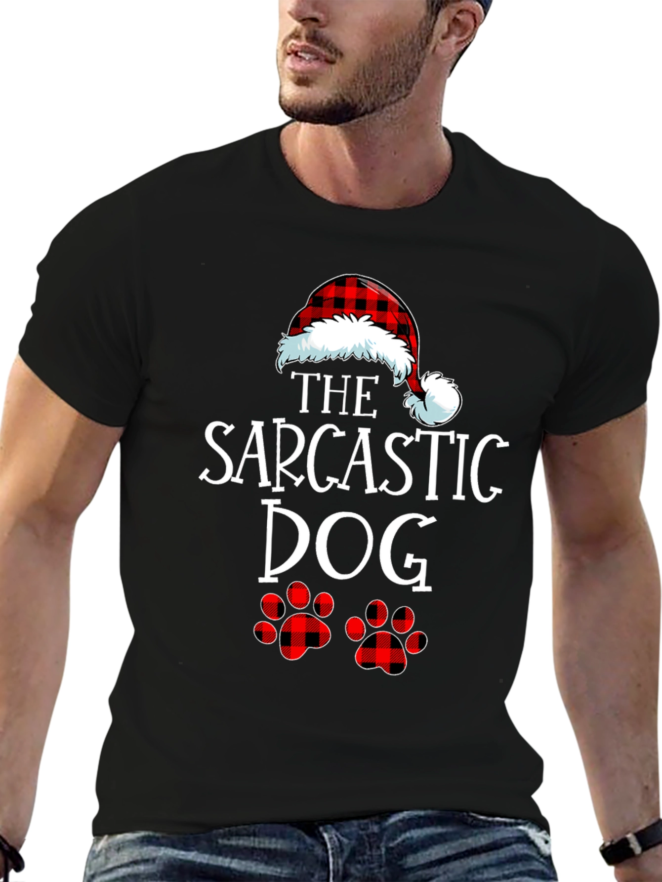 Sarcastic Dog Christmas Graphic Tee