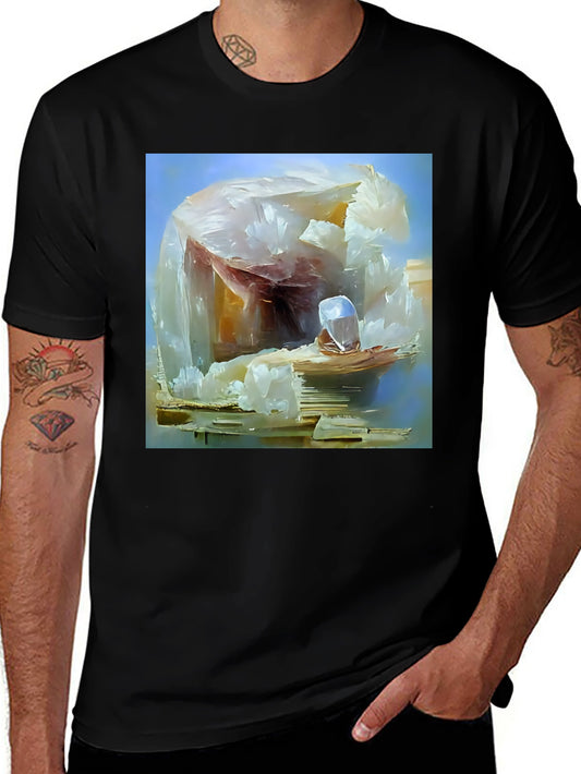 Abstract Ice Crystal Design Tee