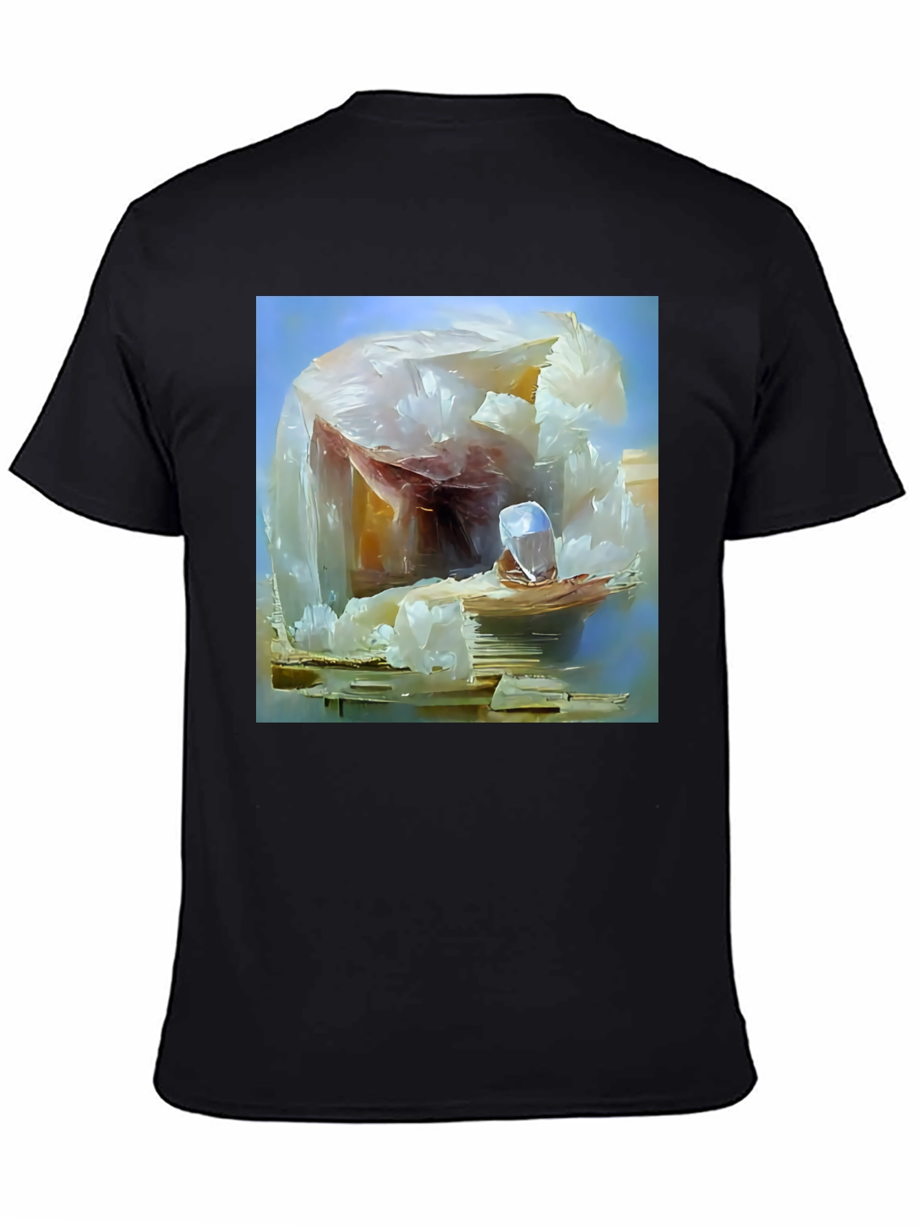 Abstract Ice Crystal Design Tee