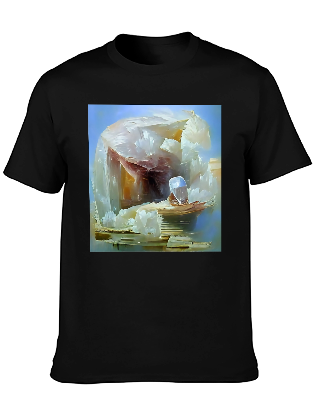 Abstract Ice Crystal Design Tee
