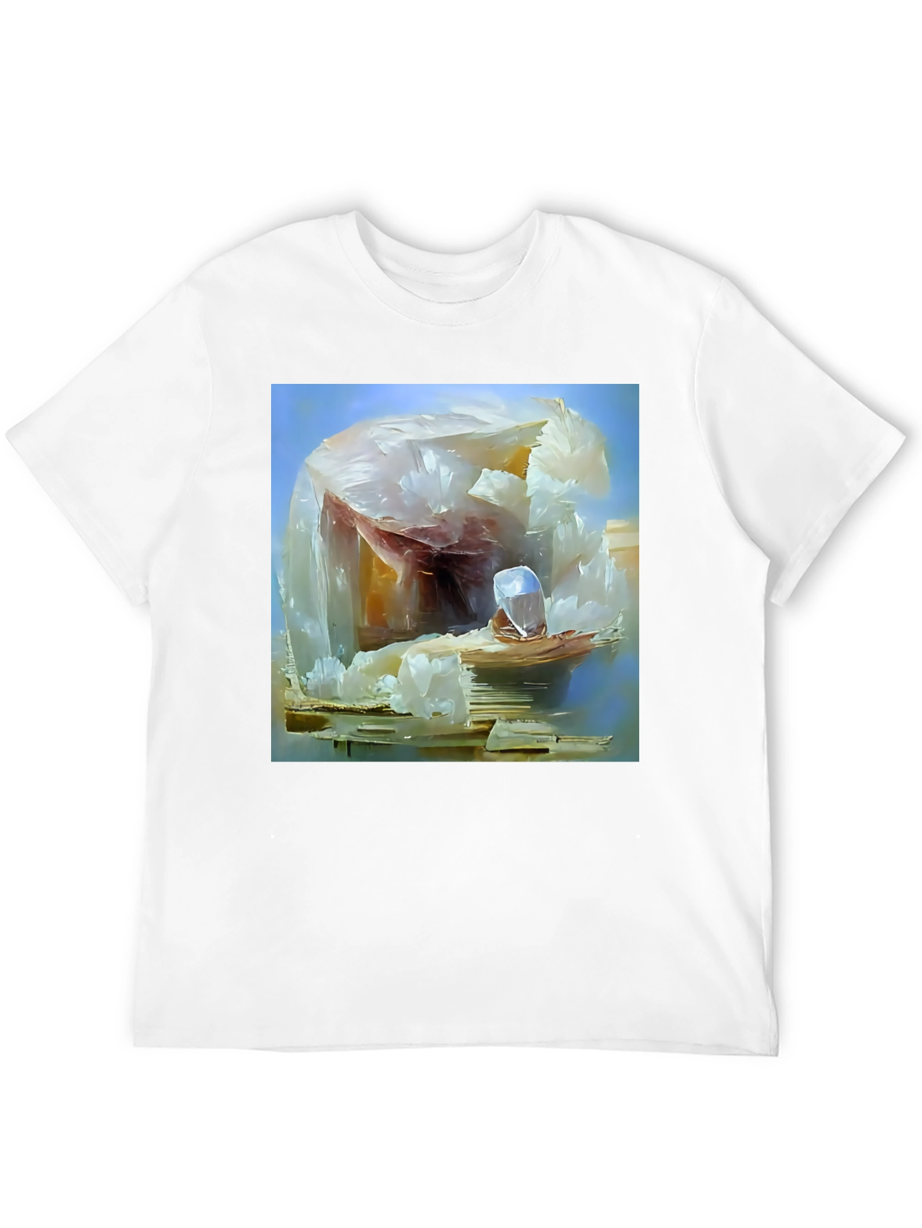 Abstract Ice Crystal Design Tee