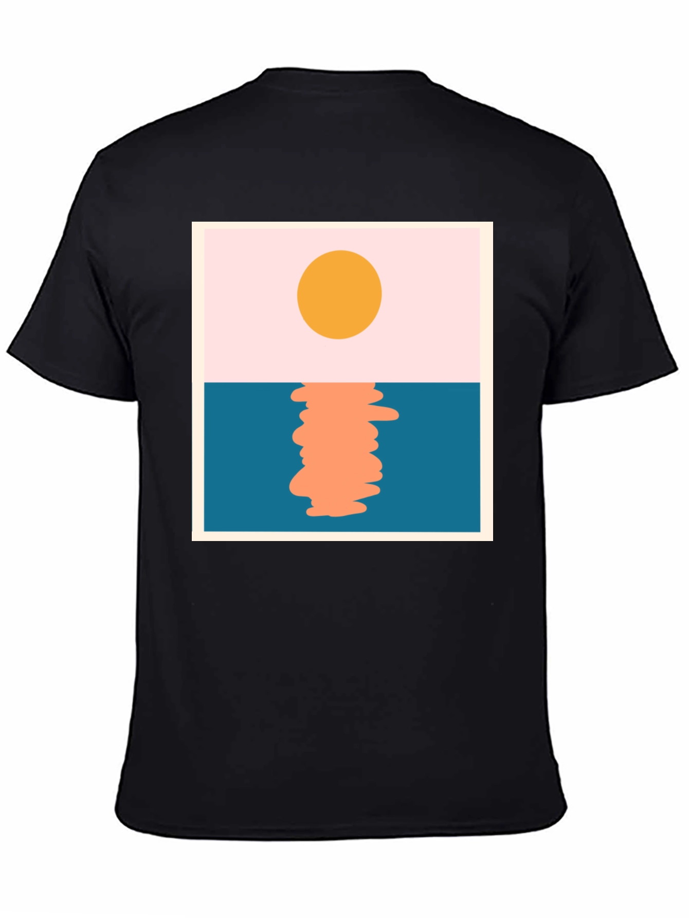 Sunset Graphic Tee - Minimalist Design