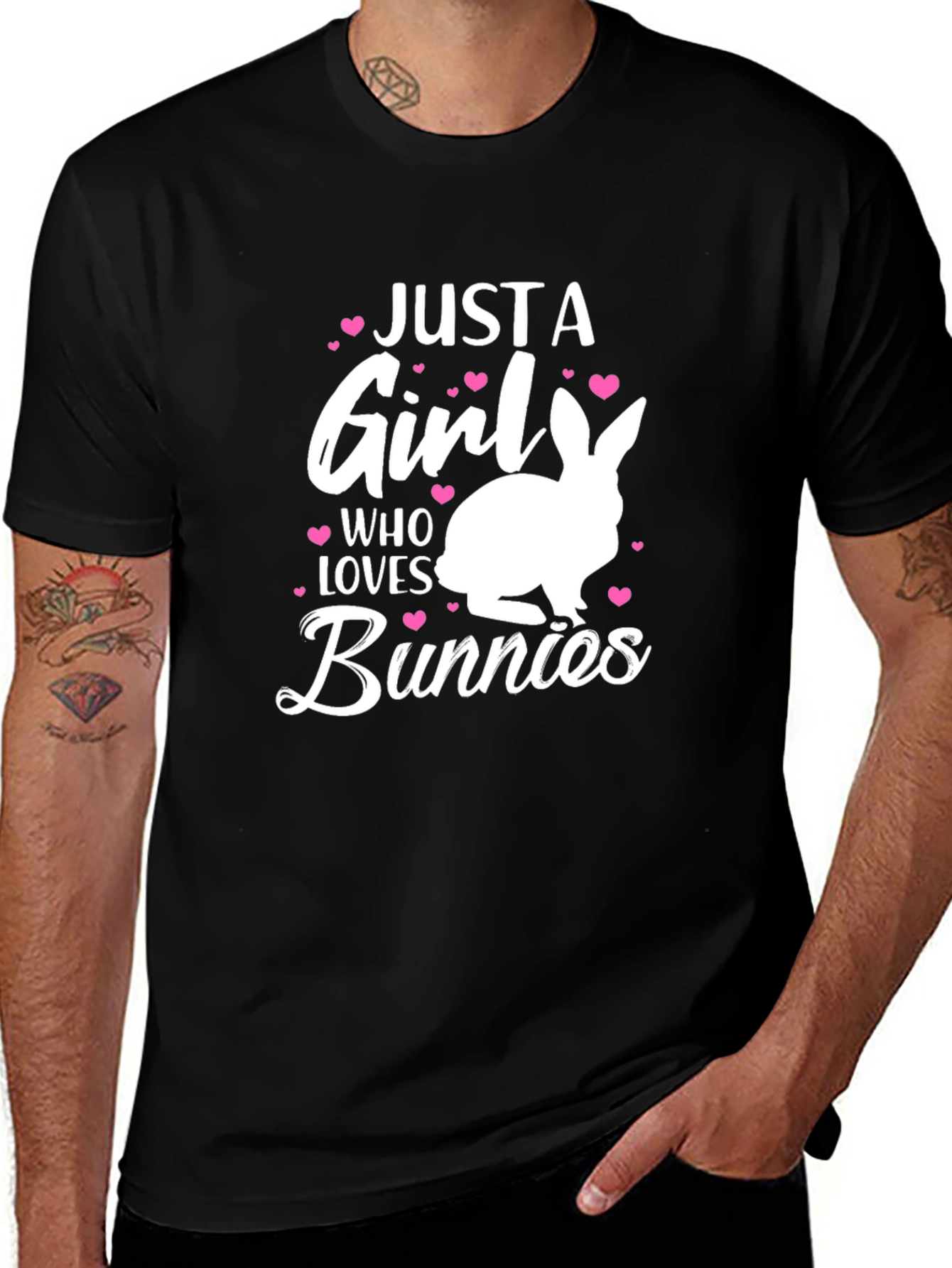 Just a Girl Who Loves Bunnies T-Shirt