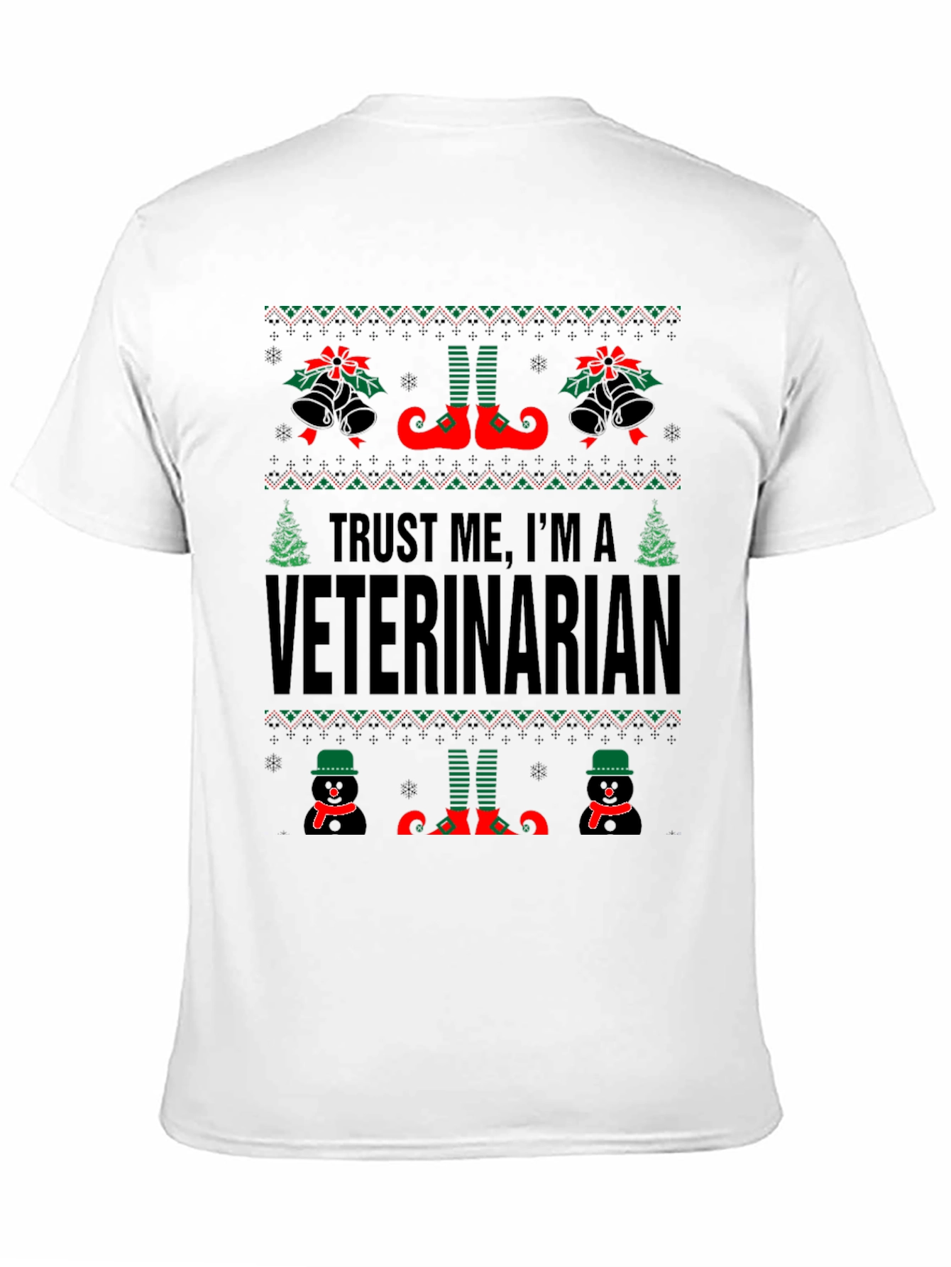 Trust Me Im A Veterinarian Christmas T-Shirt