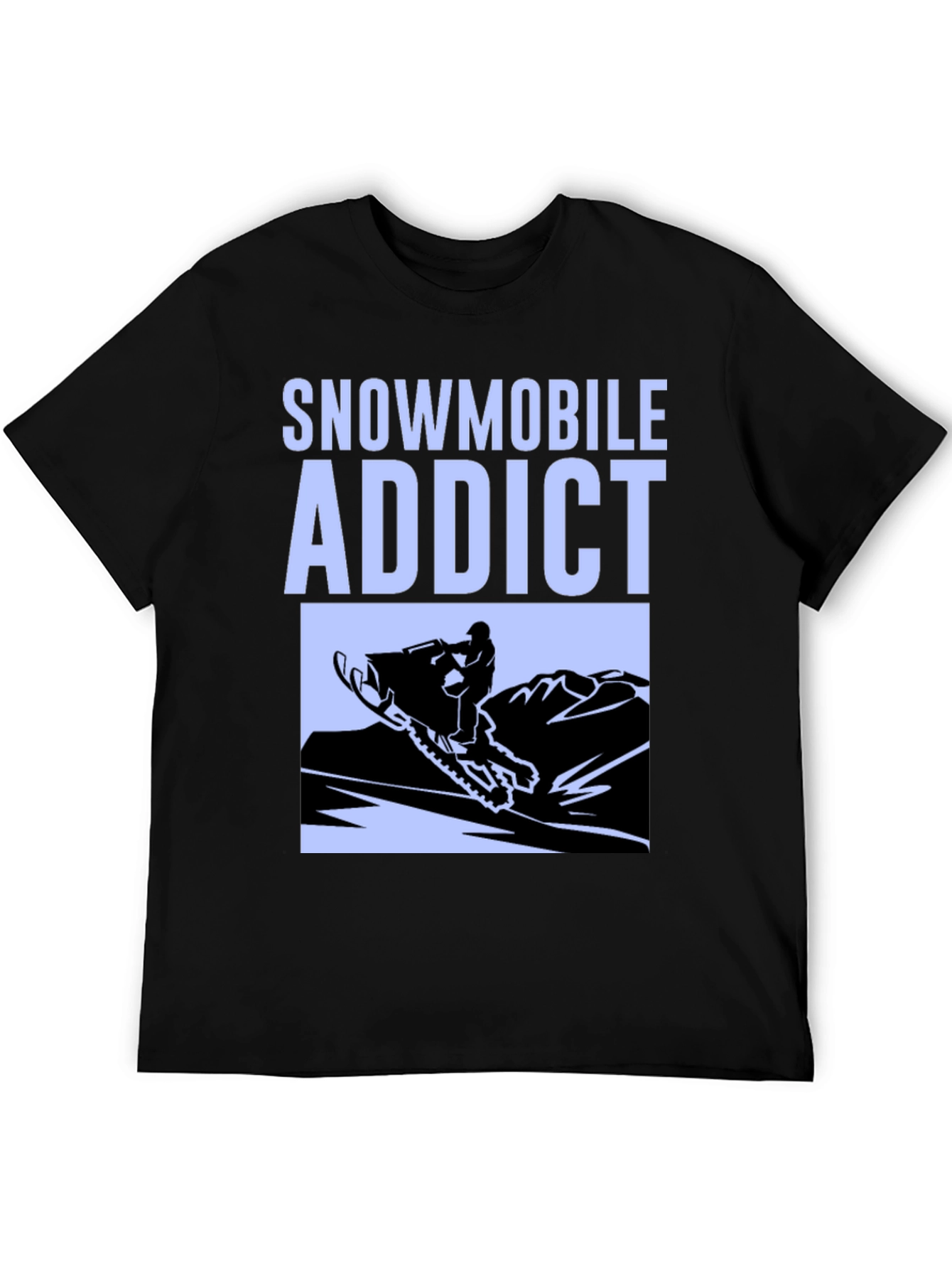 Snowmobile Addict Graphic Tee