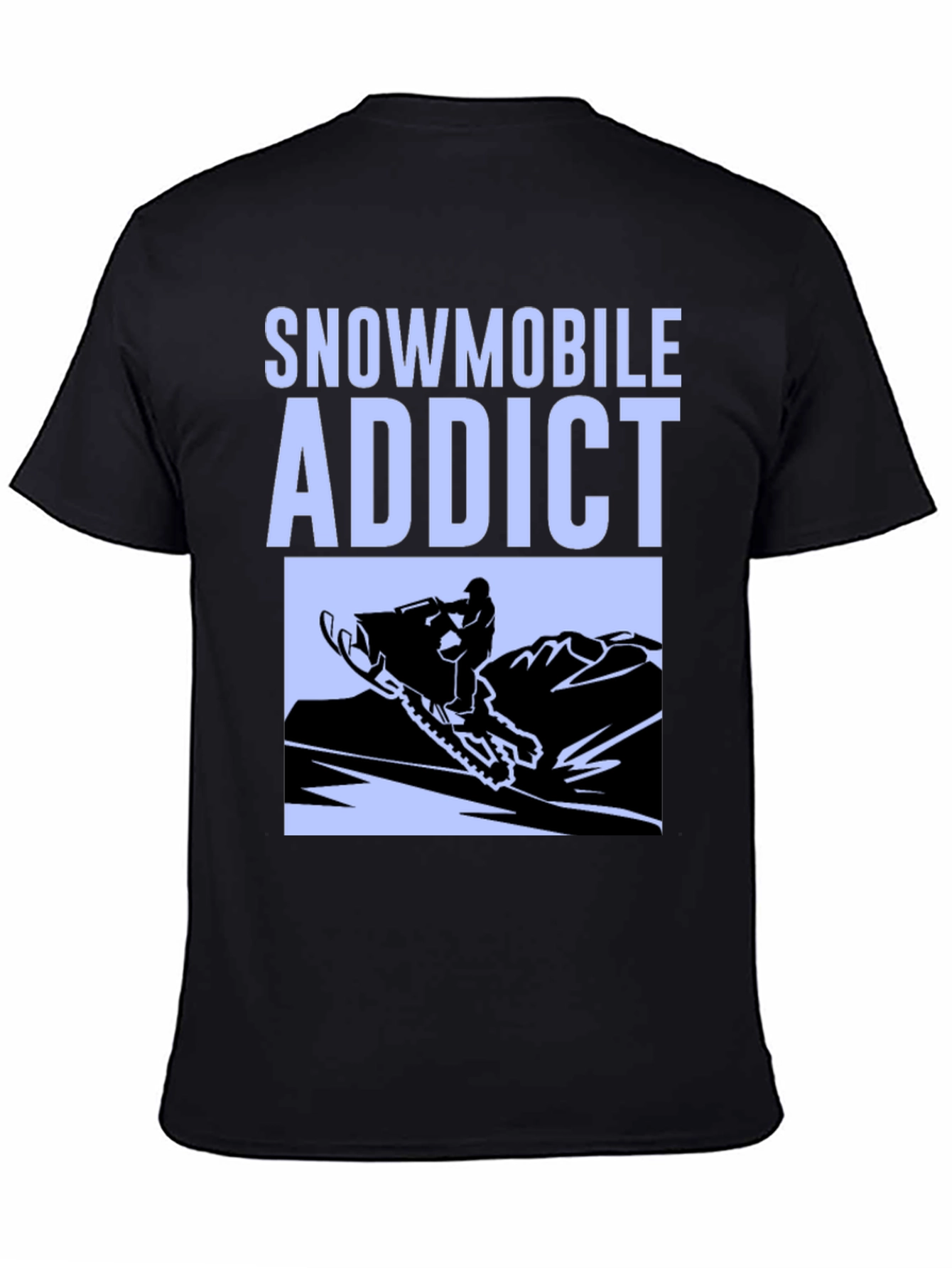 Snowmobile Addict Graphic Tee
