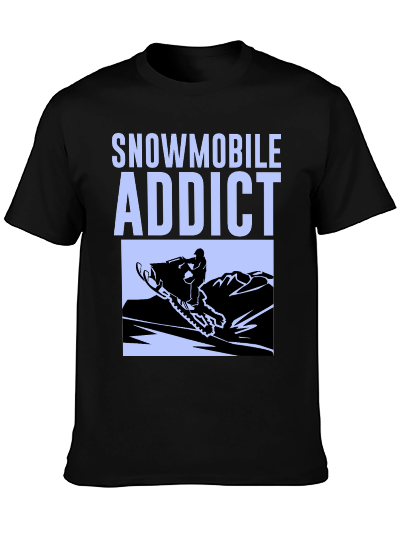 Snowmobile Addict Graphic Tee