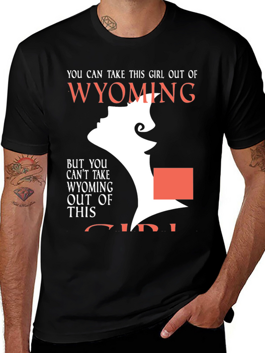 Wyoming Girl T-Shirt -  Novelty State Pride Tee