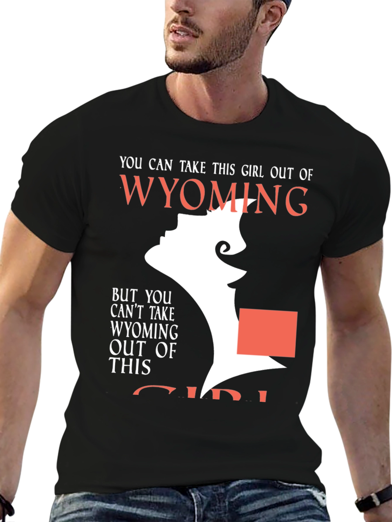 Wyoming Girl T-Shirt -  Novelty State Pride Tee