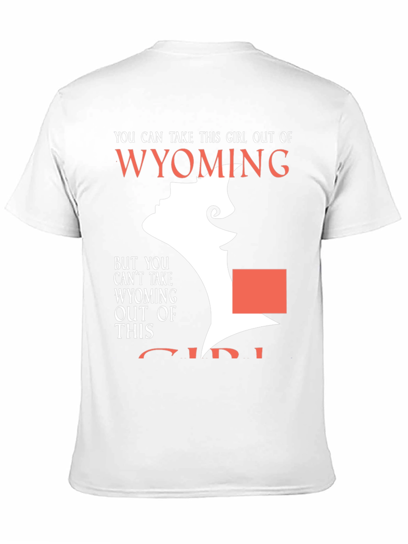 Wyoming Girl T-Shirt -  Novelty State Pride Tee