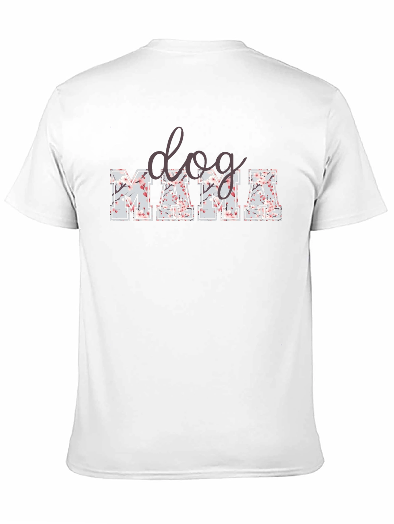 Dog Mama Floral Print T-Shirt