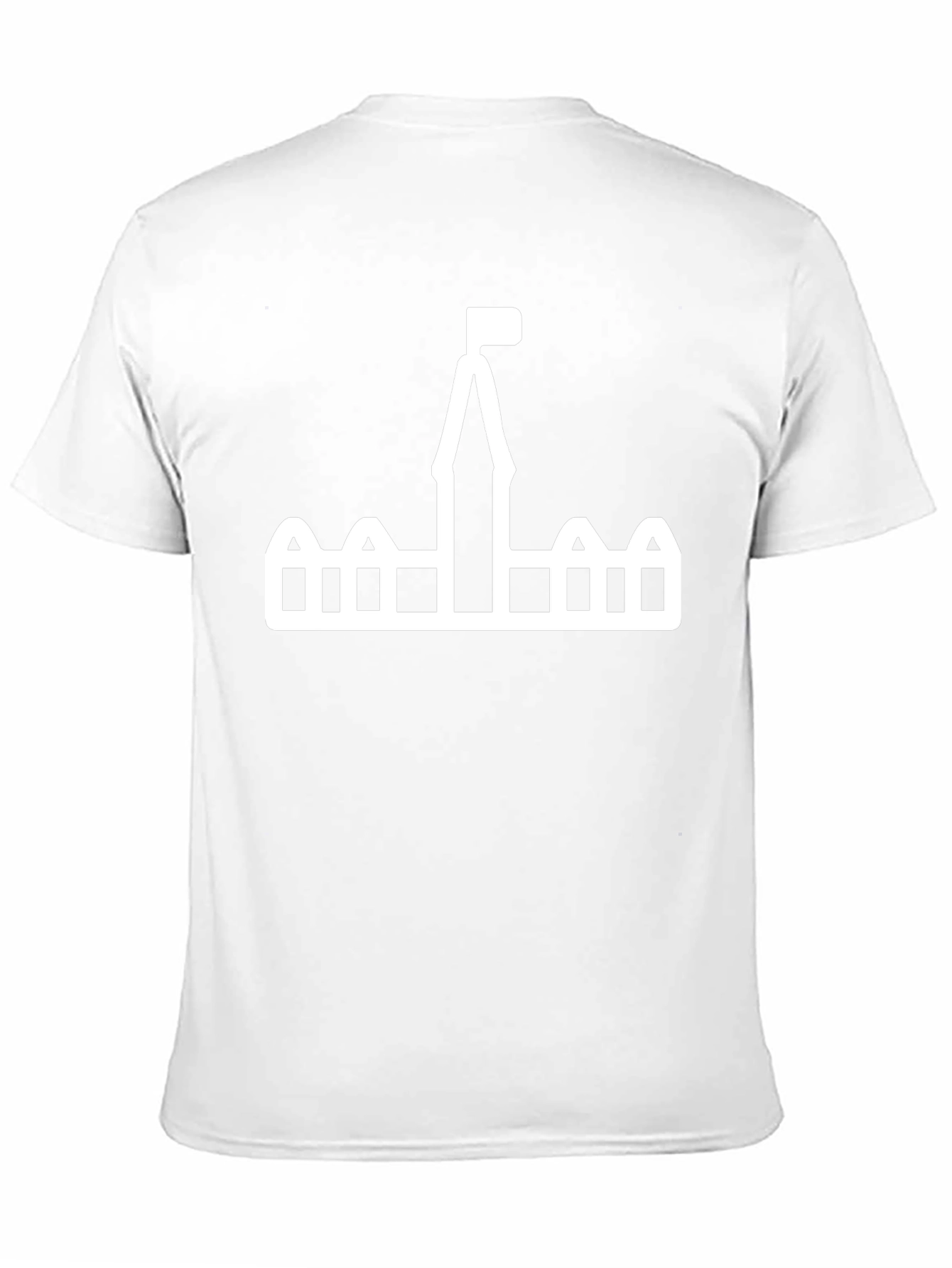 Castle Graphic Tee - Black Cotton T-Shirt
