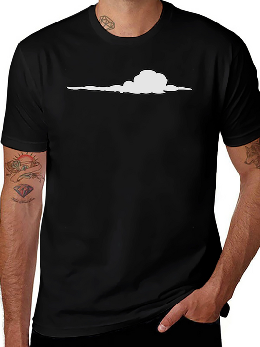 Black Cloud Graphic Tee - Casual Comfort