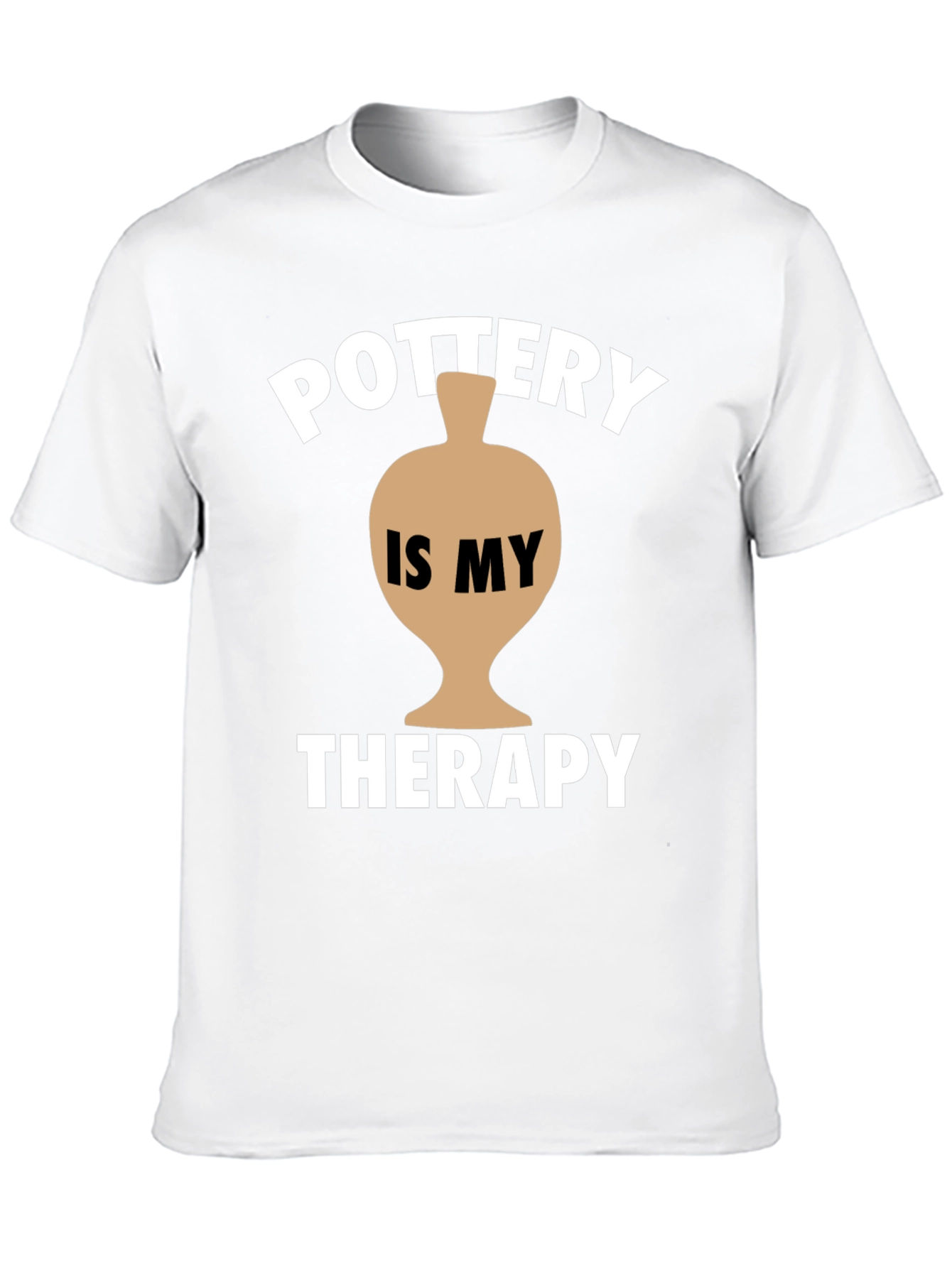 Pottery is My Therapy T-Shirt - Black