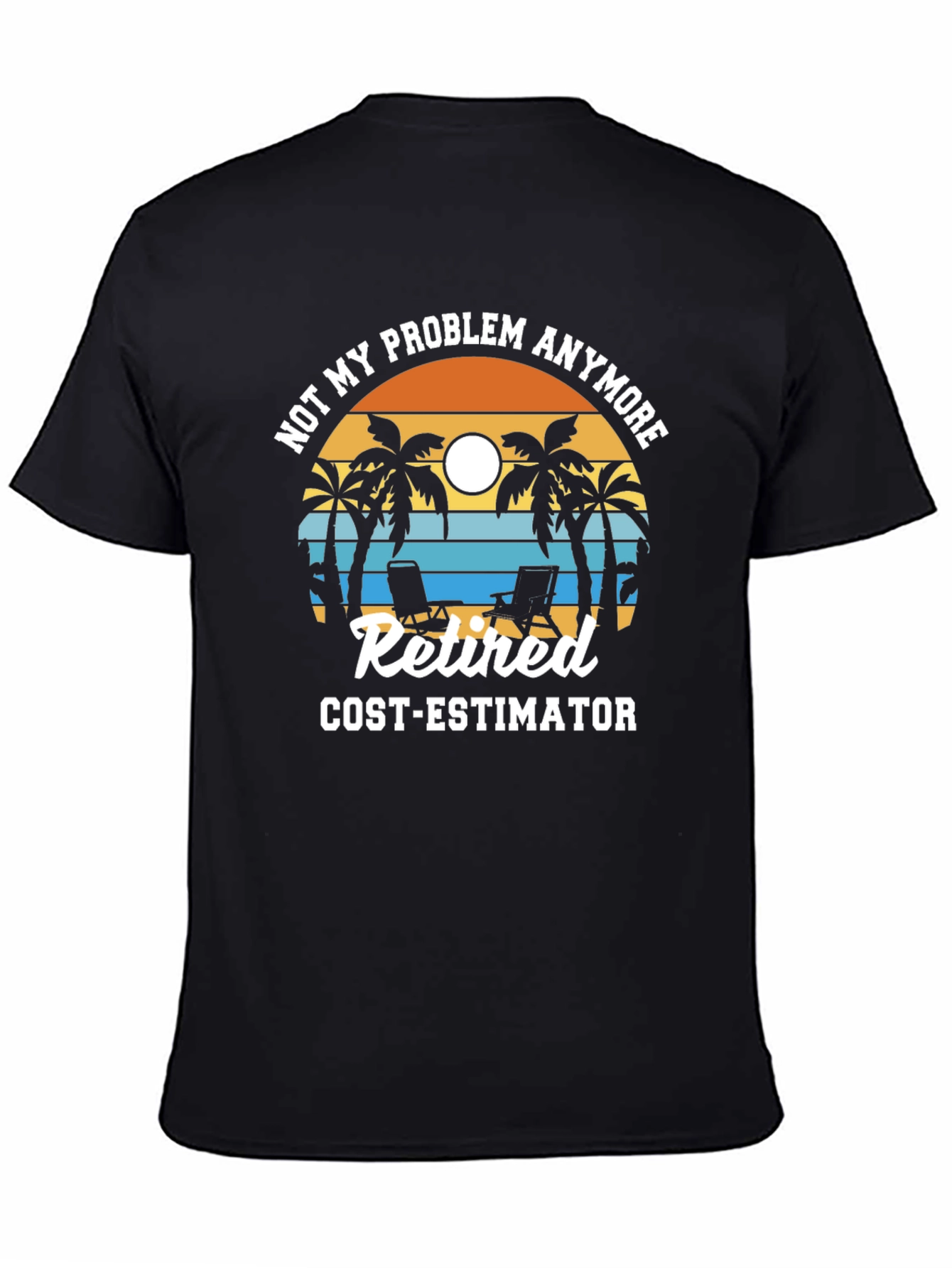 Retired Cost Estimator Graphic T-Shirt
