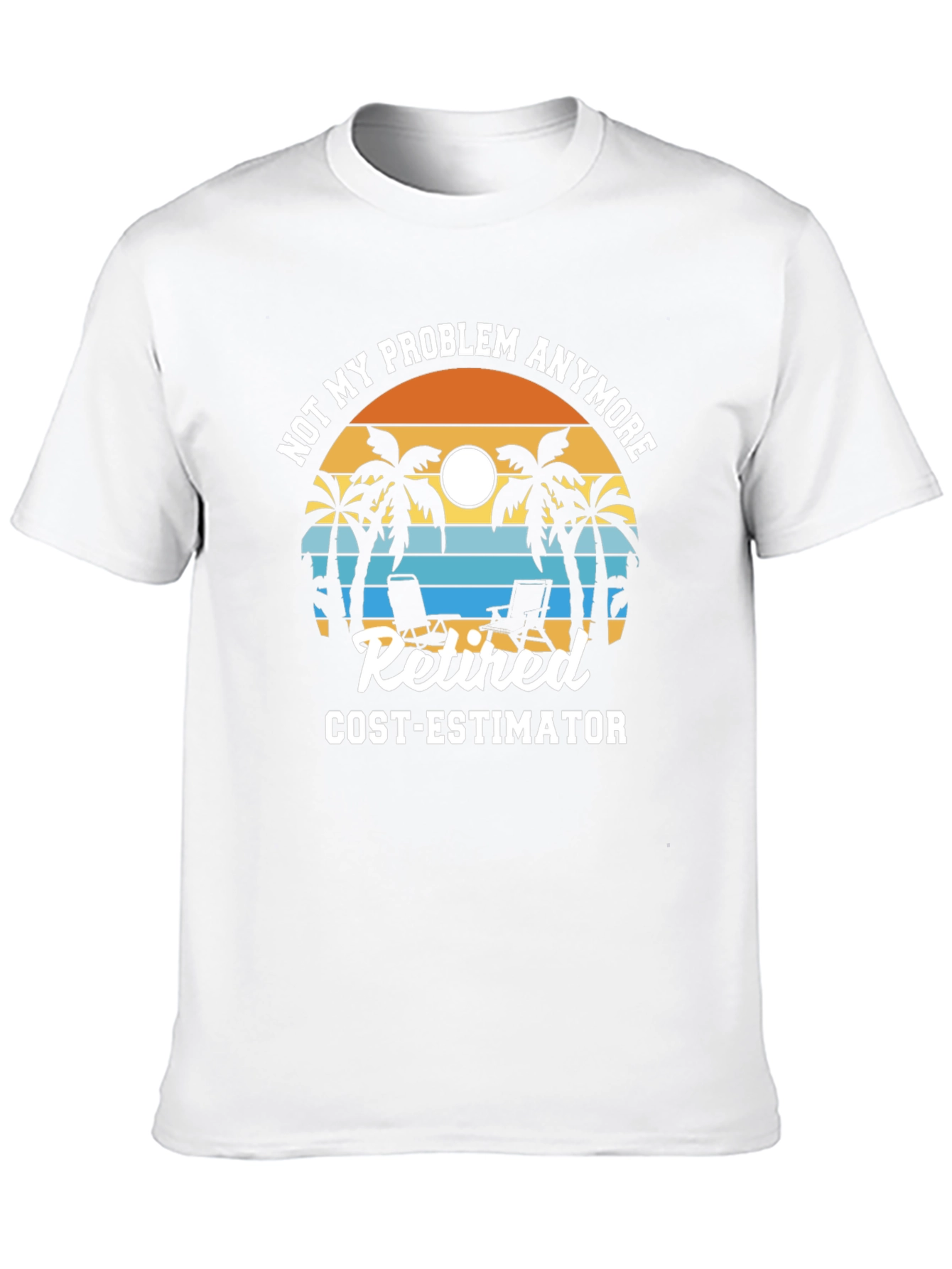 Retired Cost Estimator Graphic T-Shirt