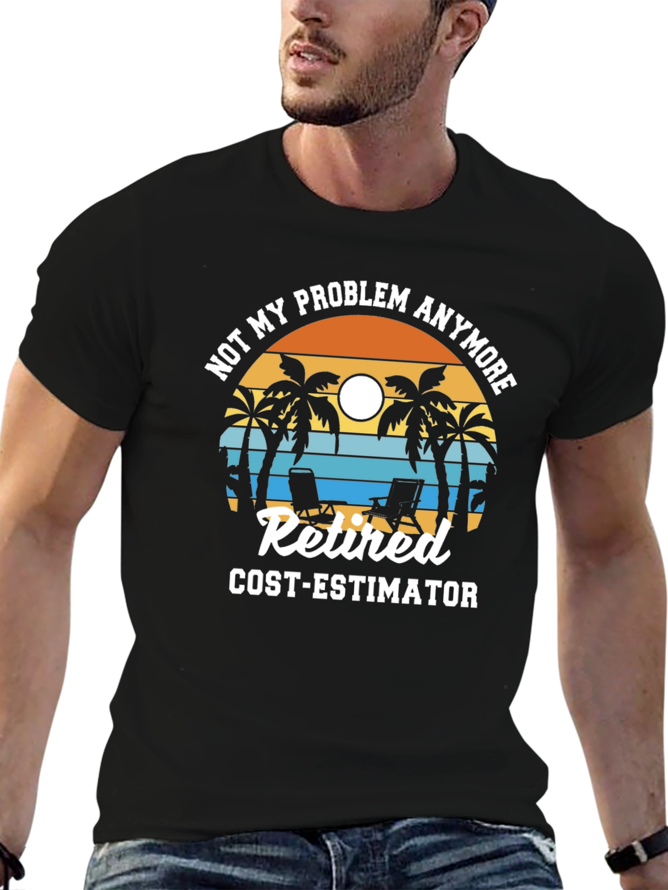 Retired Cost Estimator Graphic T-Shirt