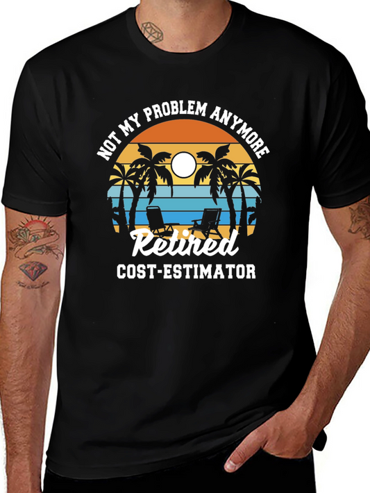 Retired Cost Estimator Graphic T-Shirt