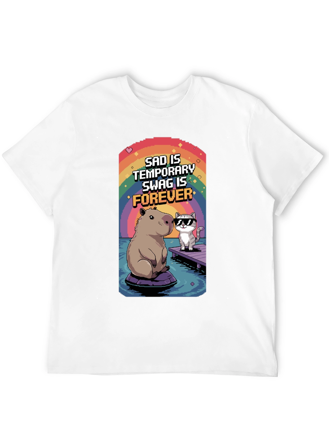 Sad is Temporary Swag is Forever T-Shirt