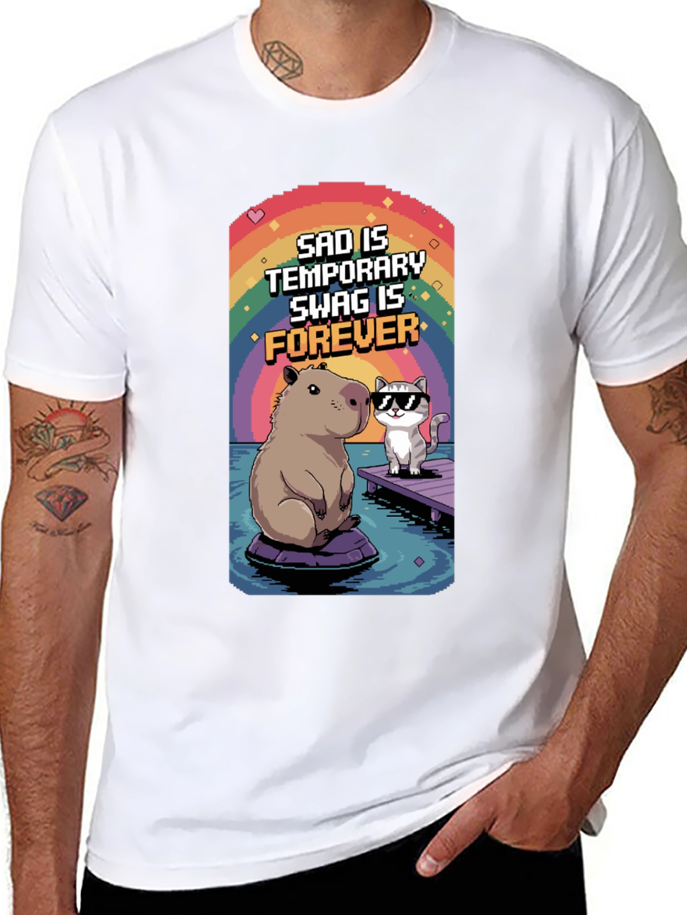 Sad is Temporary Swag is Forever T-Shirt
