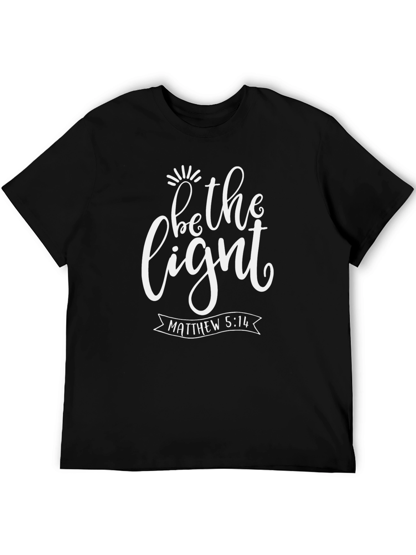 Be The Light Christian Graphic T-Shirt