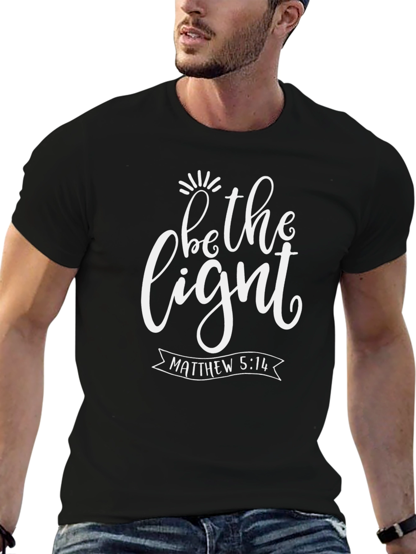 Be The Light Christian Graphic T-Shirt
