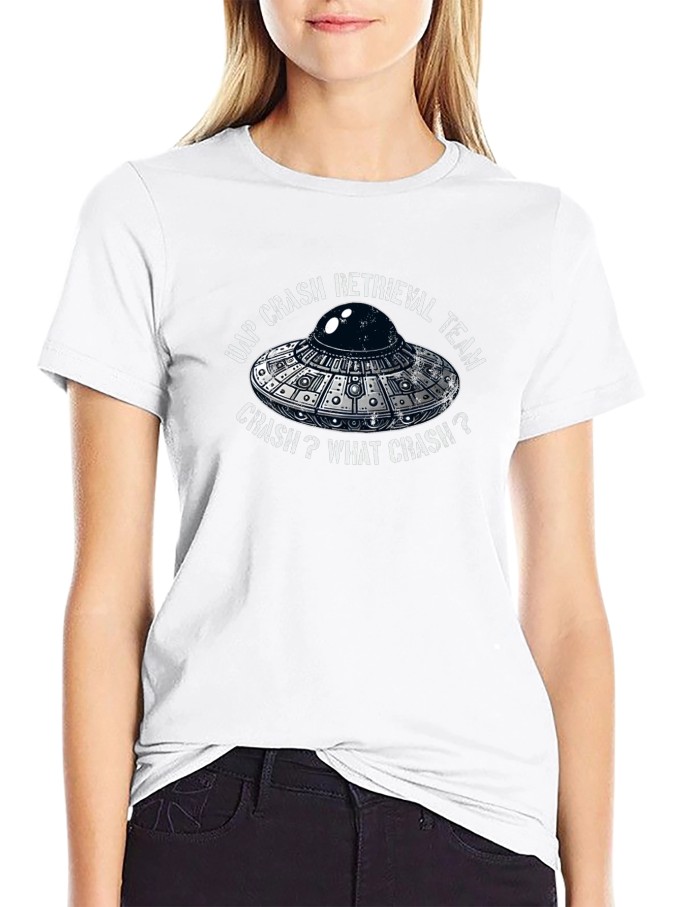 UAP Crash Retrieval Team UFO Graphic T-Shirt