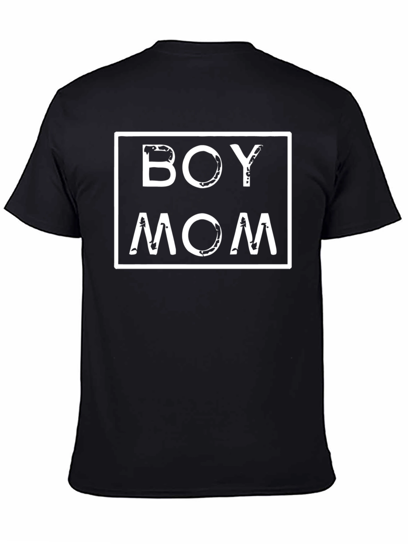 Boy Mom Graphic T-Shirt - Black