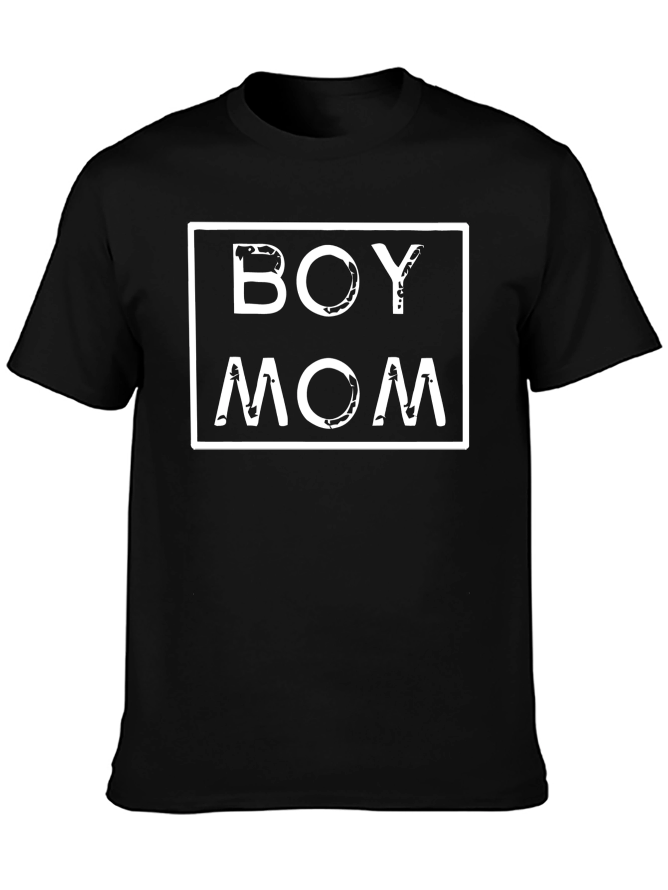 Boy Mom Graphic T-Shirt - Black