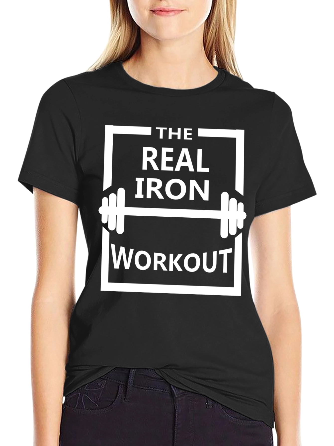 The Real Iron Workout Graphic T-Shirt