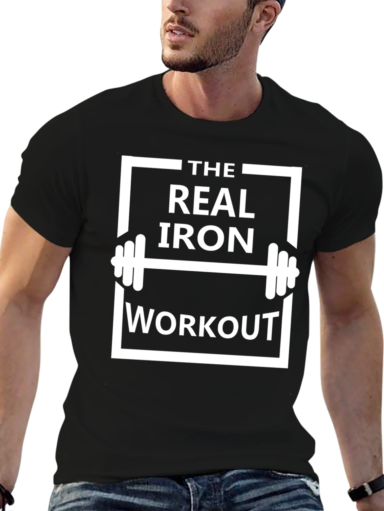 The Real Iron Workout Graphic T-Shirt