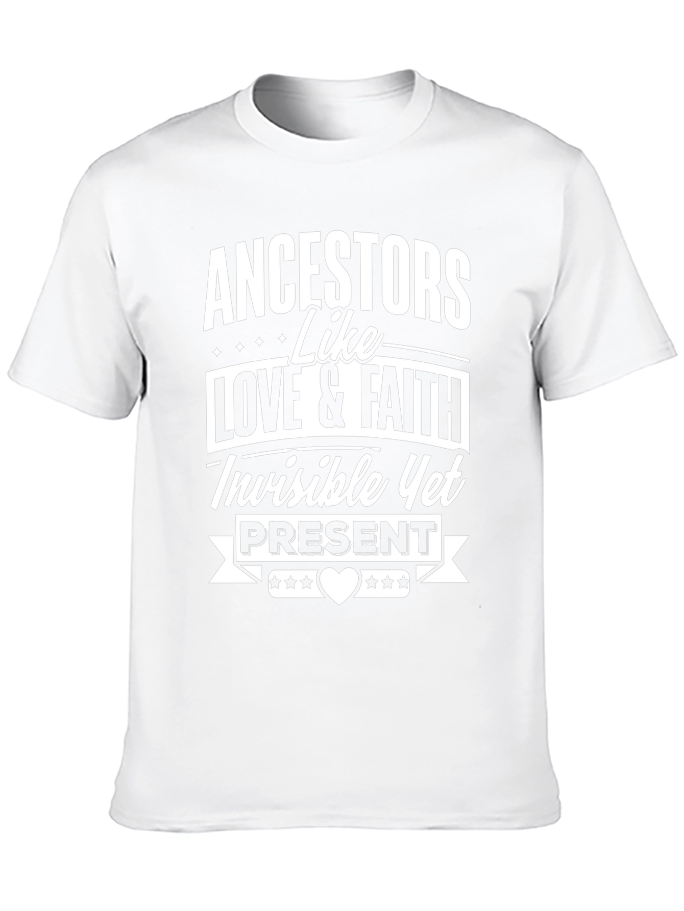 Ancestors Love & Faith Black Graphic T-Shirt
