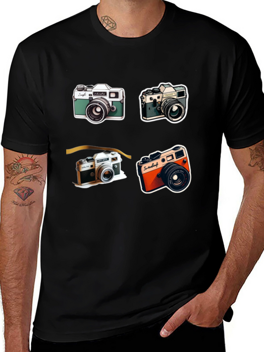 Vintage Camera Graphic Tee - Photography Lovers T-Shirt