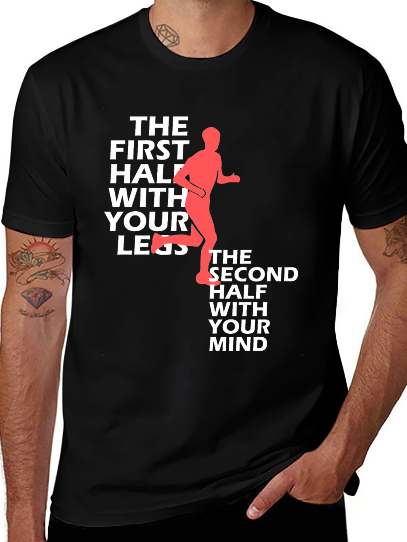 Runners Mind T-Shirt - Half Marathon Inspiration