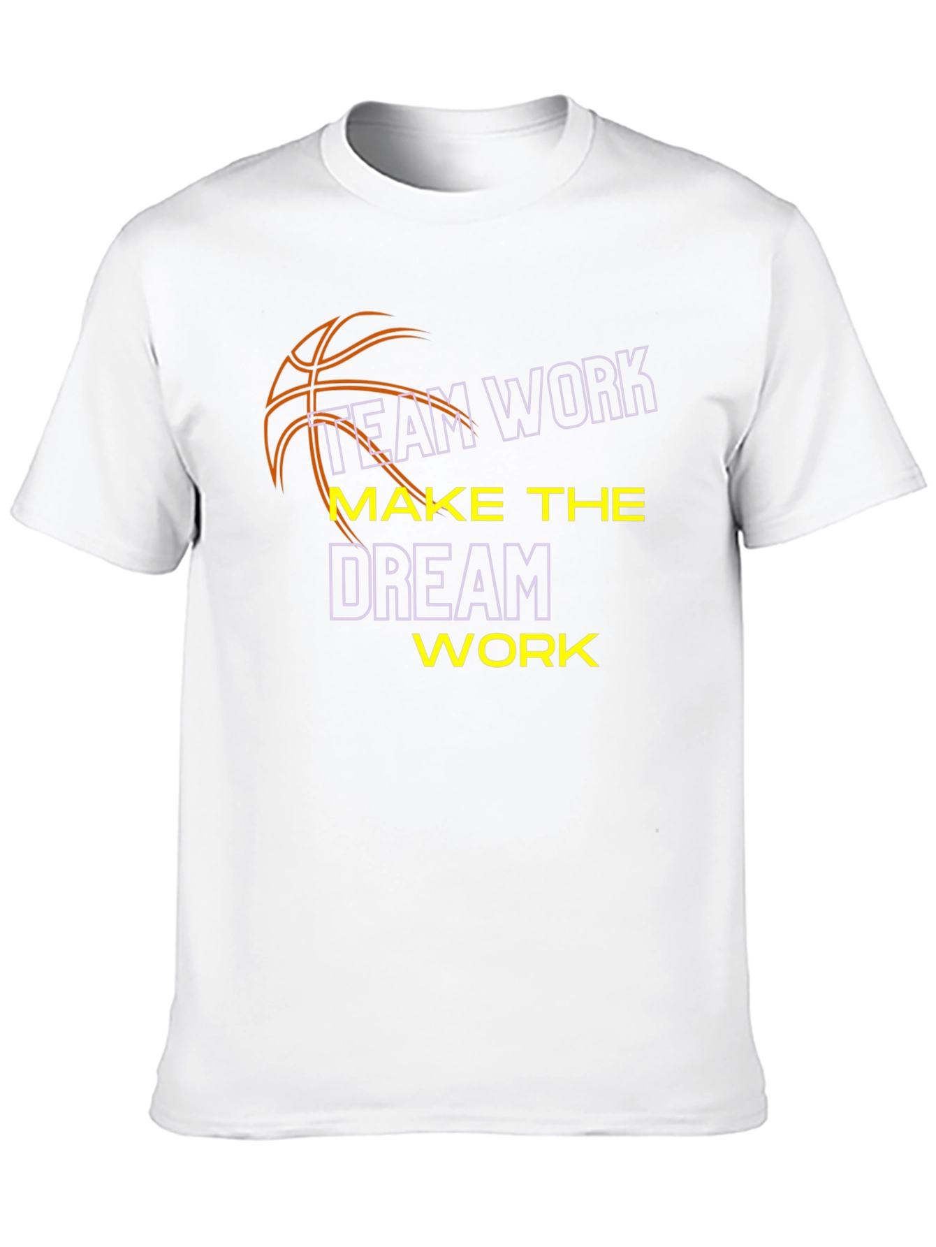 Teamwork Basketball Graphic T-Shirt - Black