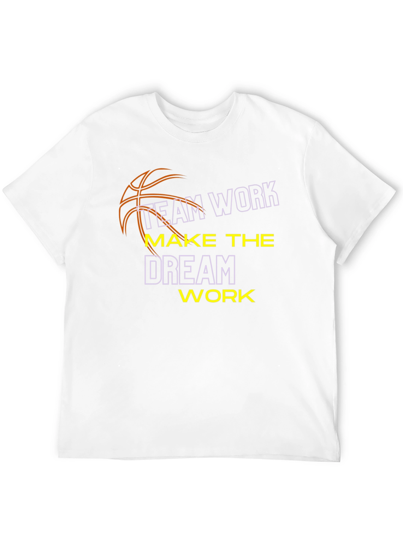 Teamwork Basketball Graphic T-Shirt - Black