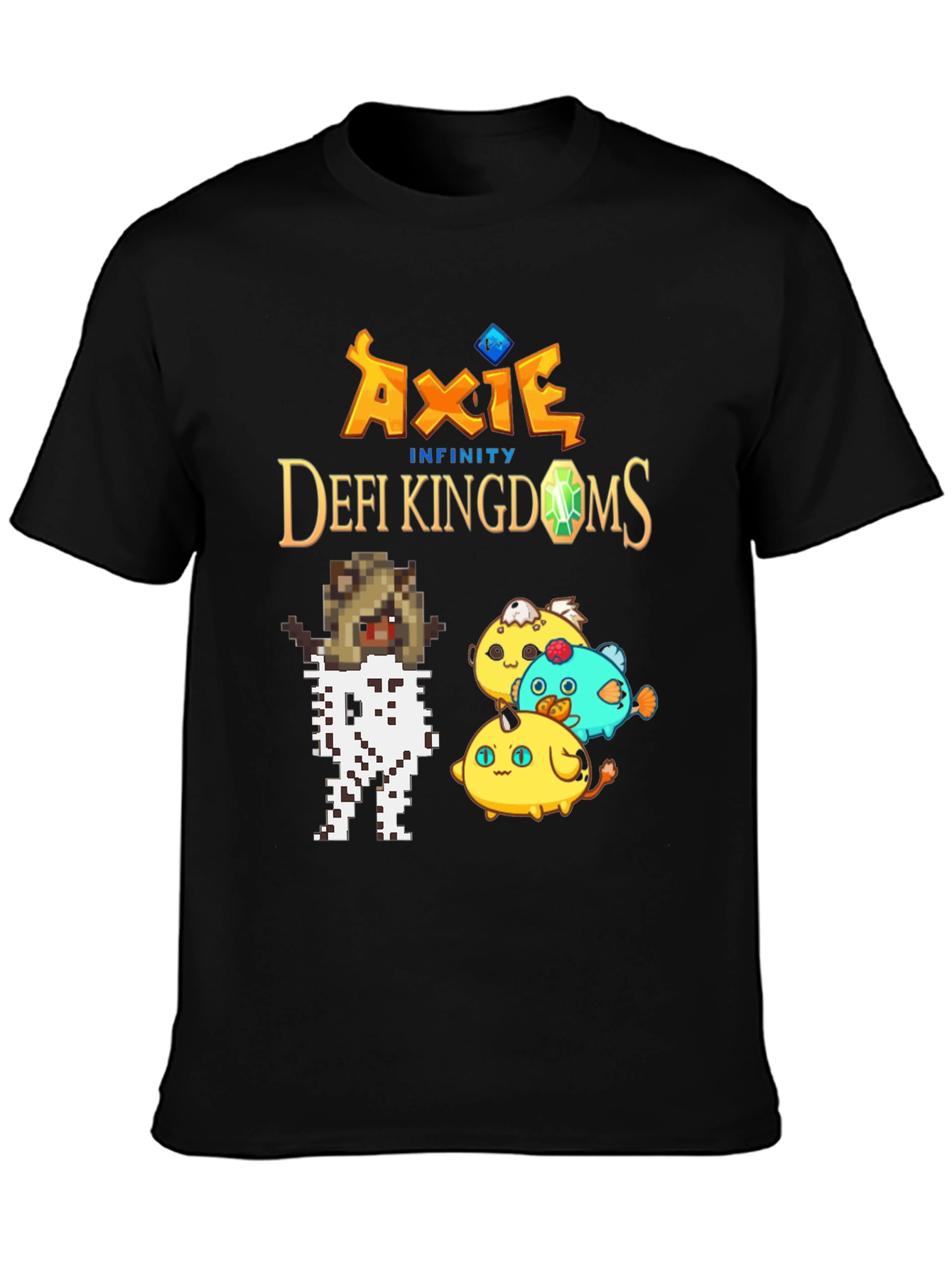 Axie Infinity Defi Kingdoms T-Shirt - Black